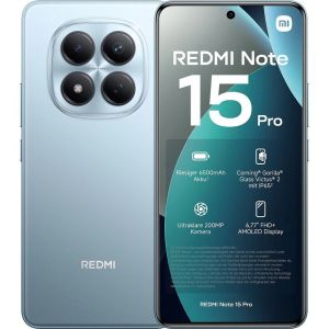 Смартфон Xiaomi Redmi Note 15 Pro 4G 12/512 ГБ, голубой