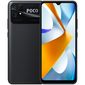 Смартфон Xiaomi POCO C40, 4.64 ГБ, черный