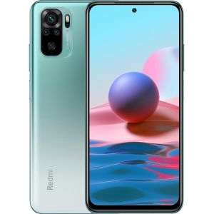 Смартфон Xiaomi Redmi Note 10, 4.128 ГБ, лазурное озеро