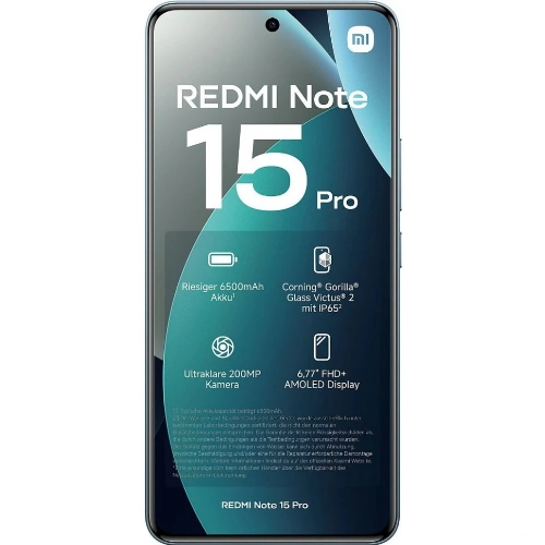 Xiaomi Redmi Note 15 Pro 4G 8/256 ГБ, голубой