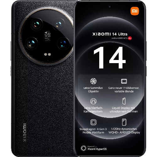 Смартфон Xiaomi 14 Ultra, 12/256 ГБ, черный